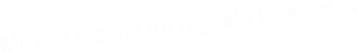 Mit der Lizenz fr digitale Passfotos